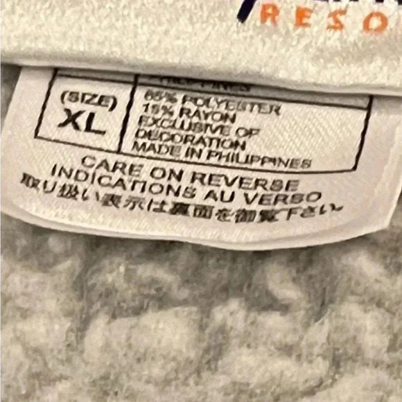 Disney Micky & Minnie Mouse Vintage Grey w sherpa fleece zippered jacket XL - Picture 11 of 11